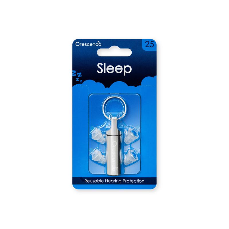 Crescendo Sleep 25 &ndash; Gehörschutzstöpsel für ruhigen Schlaf