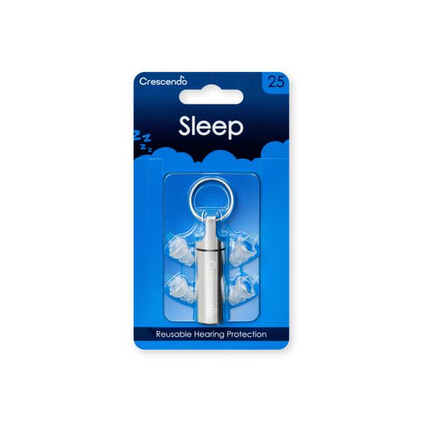 Crescendo Sleep 25 – Gehörschutzstöpsel für ruhigen Schlaf