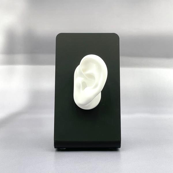 Ohrständer mit weißem Deko Silikon-Ohr (334)